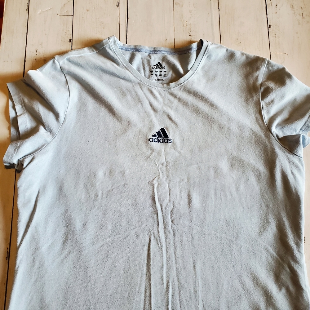 Adidas Short Sleeve Embroidered Logo TShirt